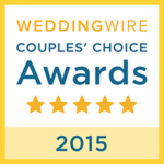 Weddingwire couples' choice accolades 2015.