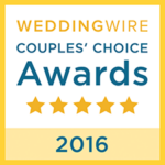 WeddingWire Couples' Choice Awards 2016 for Georgia Wedding DJ Service.