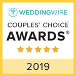 Weddingwire couples' choice accolades 2019.