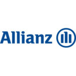 The allianz logo on a white background for corporate events and parties.