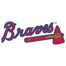 The Atlanta Braves logo on a white background for a Georgia corporate event.