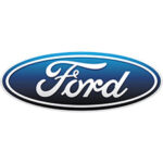 A corporate ford logo on a white background.