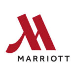 A corporate Marriott hotel logo showcasing the word Marriott.